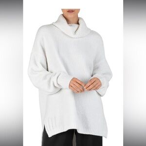 NWT ATM Anthony Thomas Melillo Women’s Chenille Hi Low Turtleneck Sweater Size S